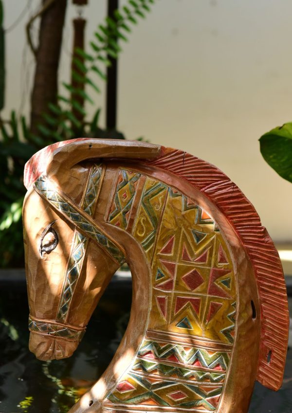 Thiết kế chưa có tên (1) Ngựa Gỗ Decor – Free Spirited horse