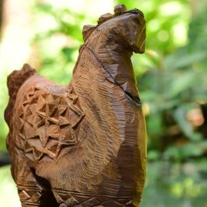 Ngựa Gỗ Mộc (Raw Wood Horse) – Vẻ ĐẹpNguyên Bản Từ Nhệ Thuật Chạm Khắc Thô